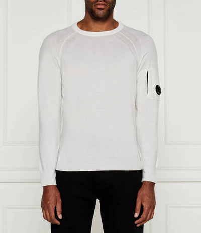 Хлопковый свитер C.P. Company - экрю(17CMKN049A005528A)