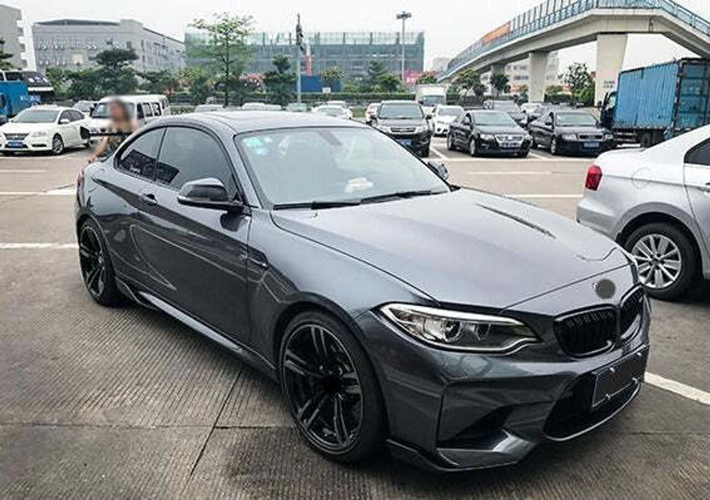 Карбоновые боковые сплиттеры в М-стиле для BMW M2 F87 БМВ