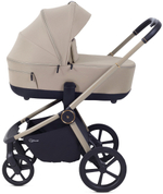 Детская коляска Rant Flex Therm Soft 4 в 1 с автокреслом Miro Black и база Sandy Beige