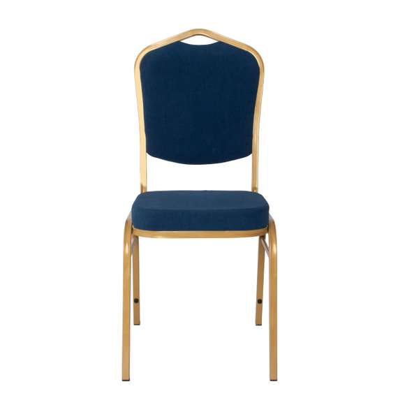 Стул Хит 20, велюр синий Реми 78, каркас золото