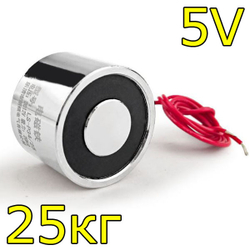 Электромагнит LS-P34/25 -25KG/5V