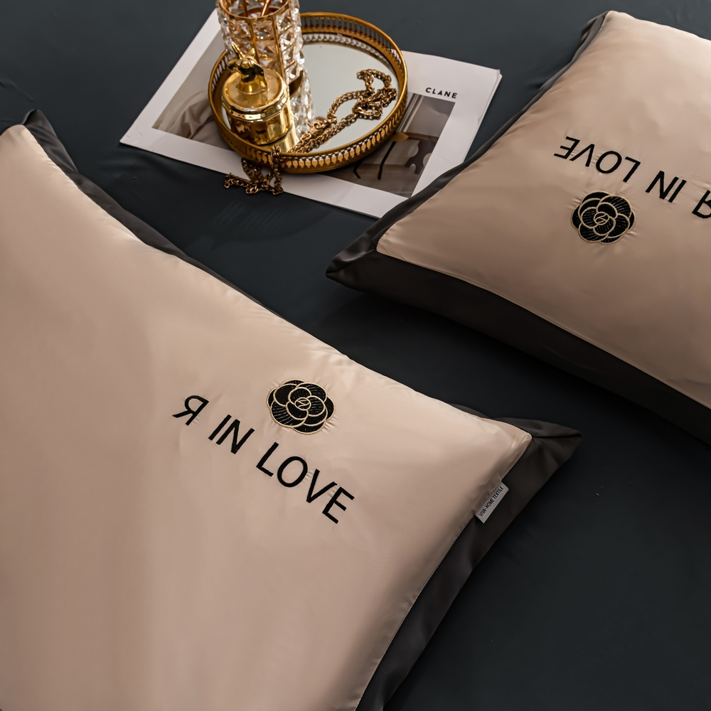 Комплект постельного белья Сатин-Шелк Я IN LOVE LV014