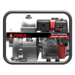 A-iPower AWP100TX мотопомпа бензиновая для сильнозагрязненной воды 14 л.с, 1716 л/мин, диаметр 100 мм, 30341