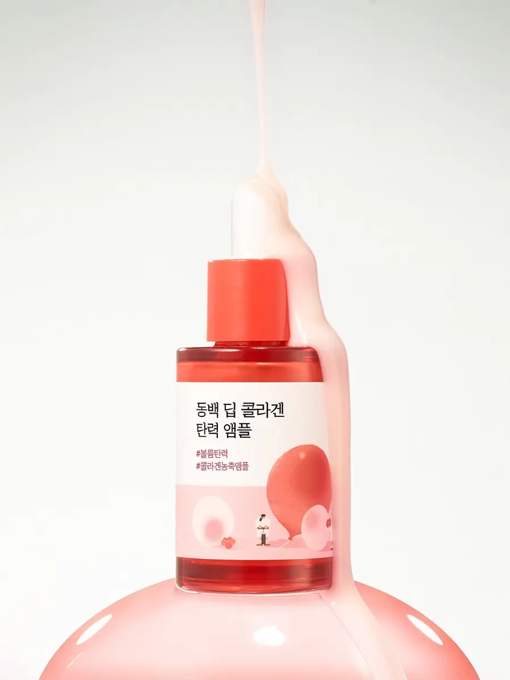 Round Lab Укрепляющая сыворотка с экстрактом камелии и коллагеном Camellia Deep Collagen Firming Ampoule 30 мл