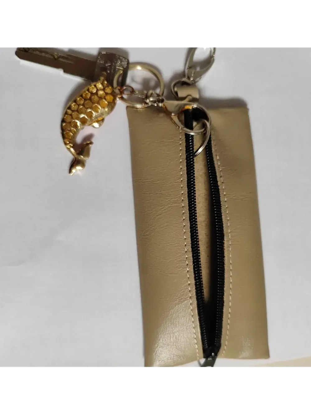 Ключница карманная из натуральной кожи