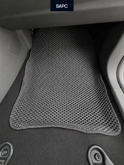 Коврики для автомобиля Форд Фокус 3 / Ford Focus 3 / 3D с бортами / ЭВА, ЕВА, EVA / черные /