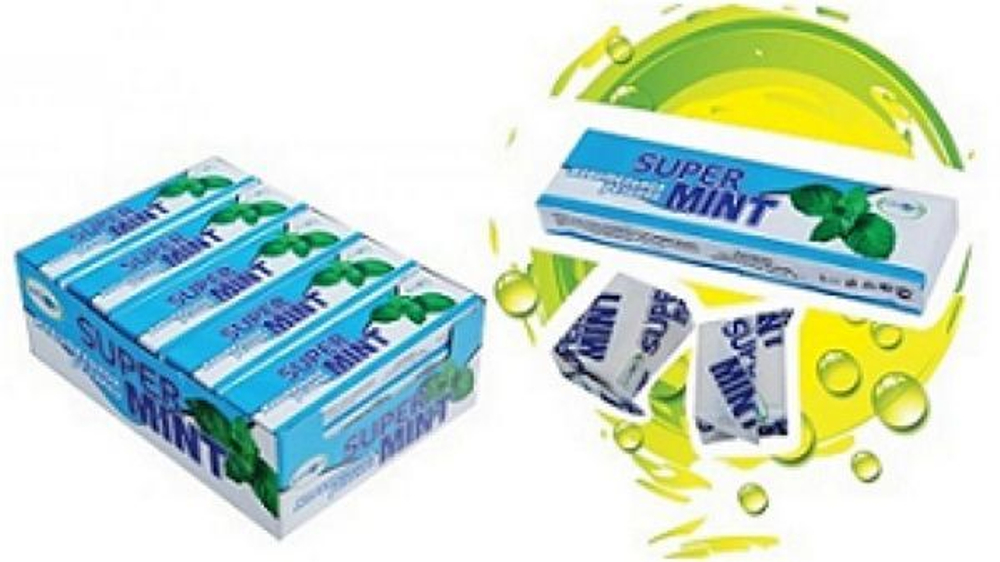 Жев.рез. "SUPER MINT" с мятным вкусом (25гр*20шт*28бл)