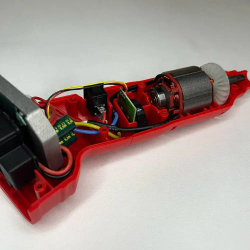 Аккумуляторный угловой гравер бормашина с усиленным валом и регулировкой оборотов