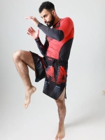 Шорты мужские спортивные для мма mma с разрезами