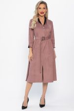Платье замшевое Дарьяна НЬЮ (пыльная роза) П14651-18М LT Collection