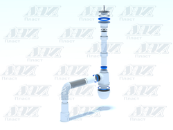 C1015 Сифон Ани 1 1/4 *40 с гибкой трубой 40*40/50 (30шт)