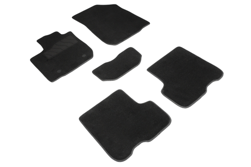 Ворсовые коврики LUX для Renault Logan II 2014-2018, Seintex.85490