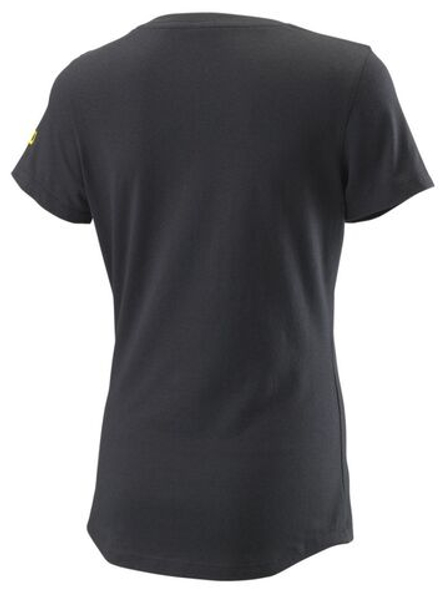 Женская теннисная футболка Wilson Love Earth Tech Tee W - черный