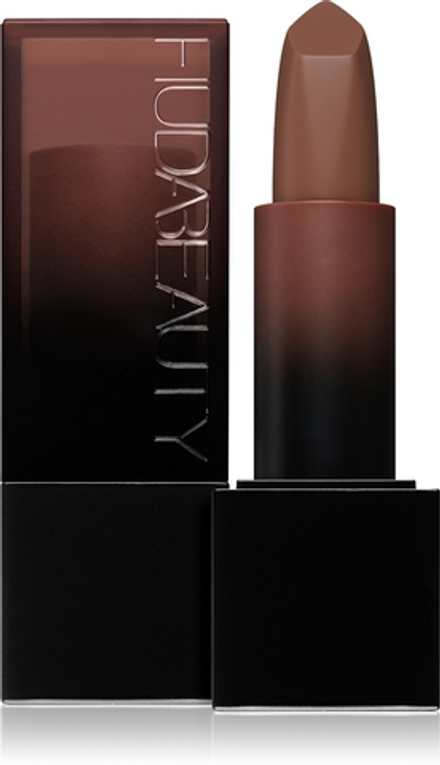 Huda Beauty Power Bullet Cream Glow - Увлажняющая помада оттенок Brown Self Made, 3 g