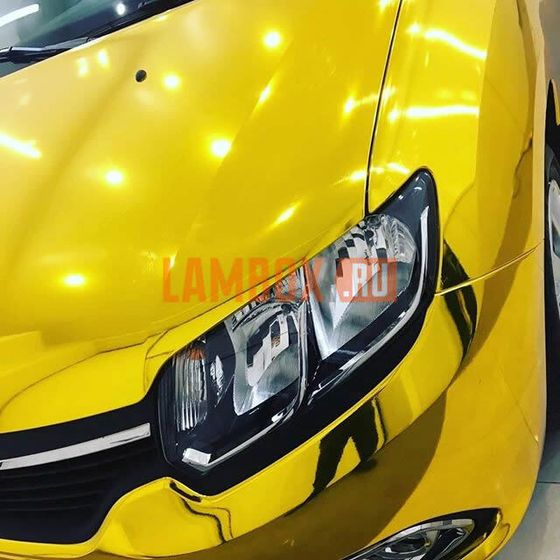 Пленка для авто «Хром — Золото» (Carbins)