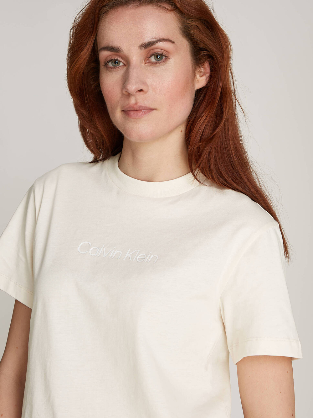 Футболка HERO LOGO Calvin Klein - экрю(K20K205448)