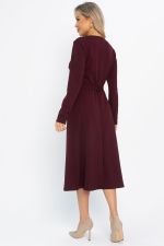 Платье трикотажное Парижанка (бордовое) П14622-10М LT Collection