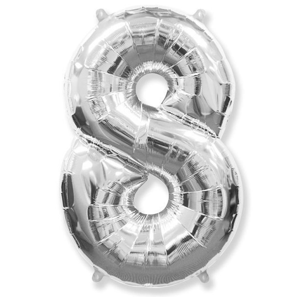 Цифра 8 серебро 32&quot; К