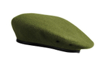 Берет оливковый бесшовный