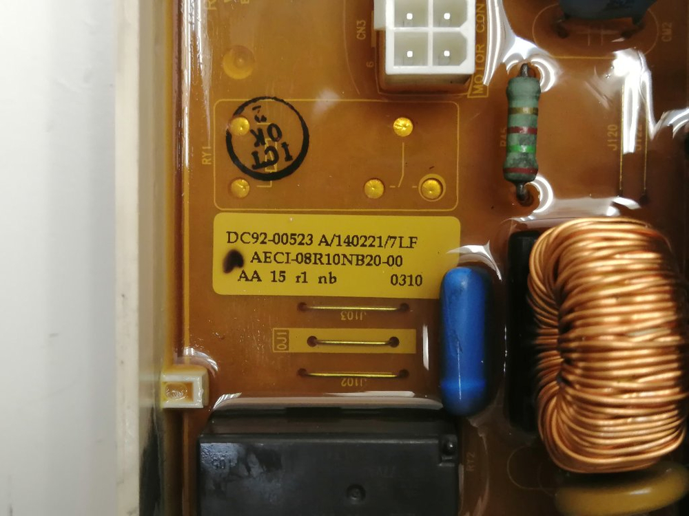 WF8590NMW9 кт113 Электронный модуль для стиральной машины Samsung WF8590NMW9 б/у