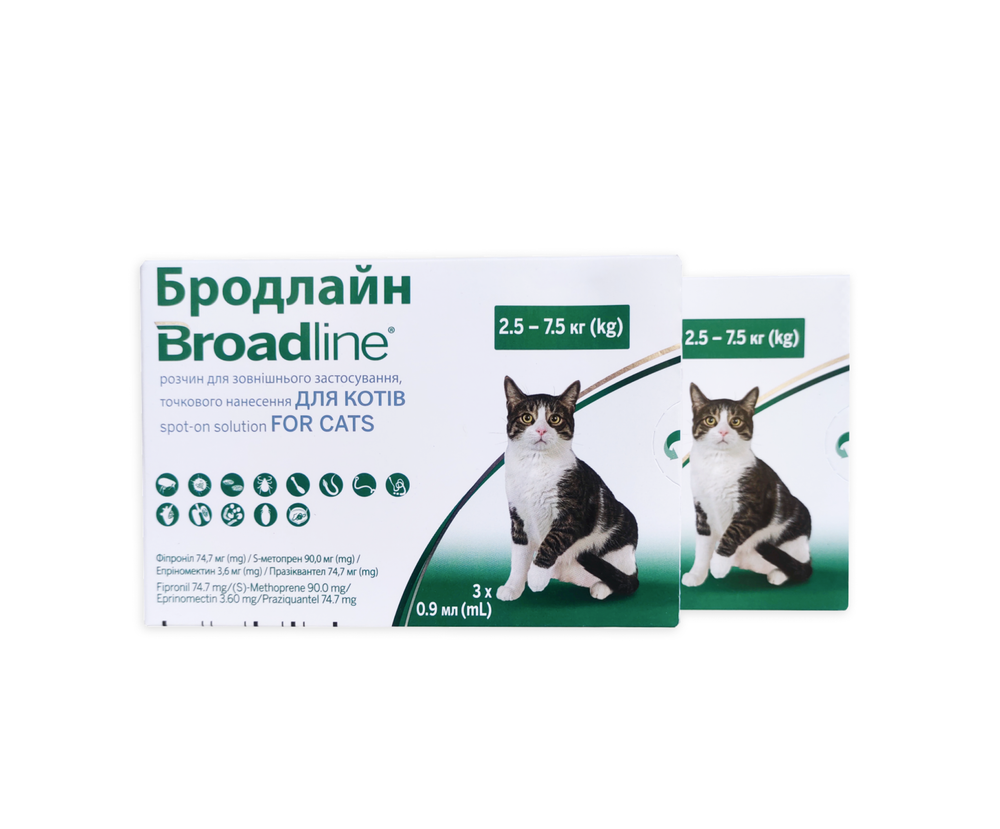 Бродлайн, для кошек (1 пипетка)