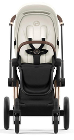Коляска Cybex Priam IV Rosegold complete Aton S2 Lava Grey Base One 4 в 1 Off White