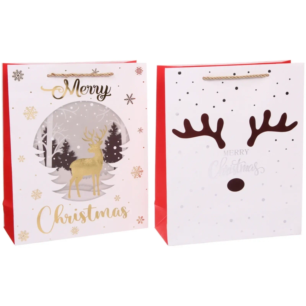 Пакет подарочный «Волшебная зима» 26*32*10 см, микс