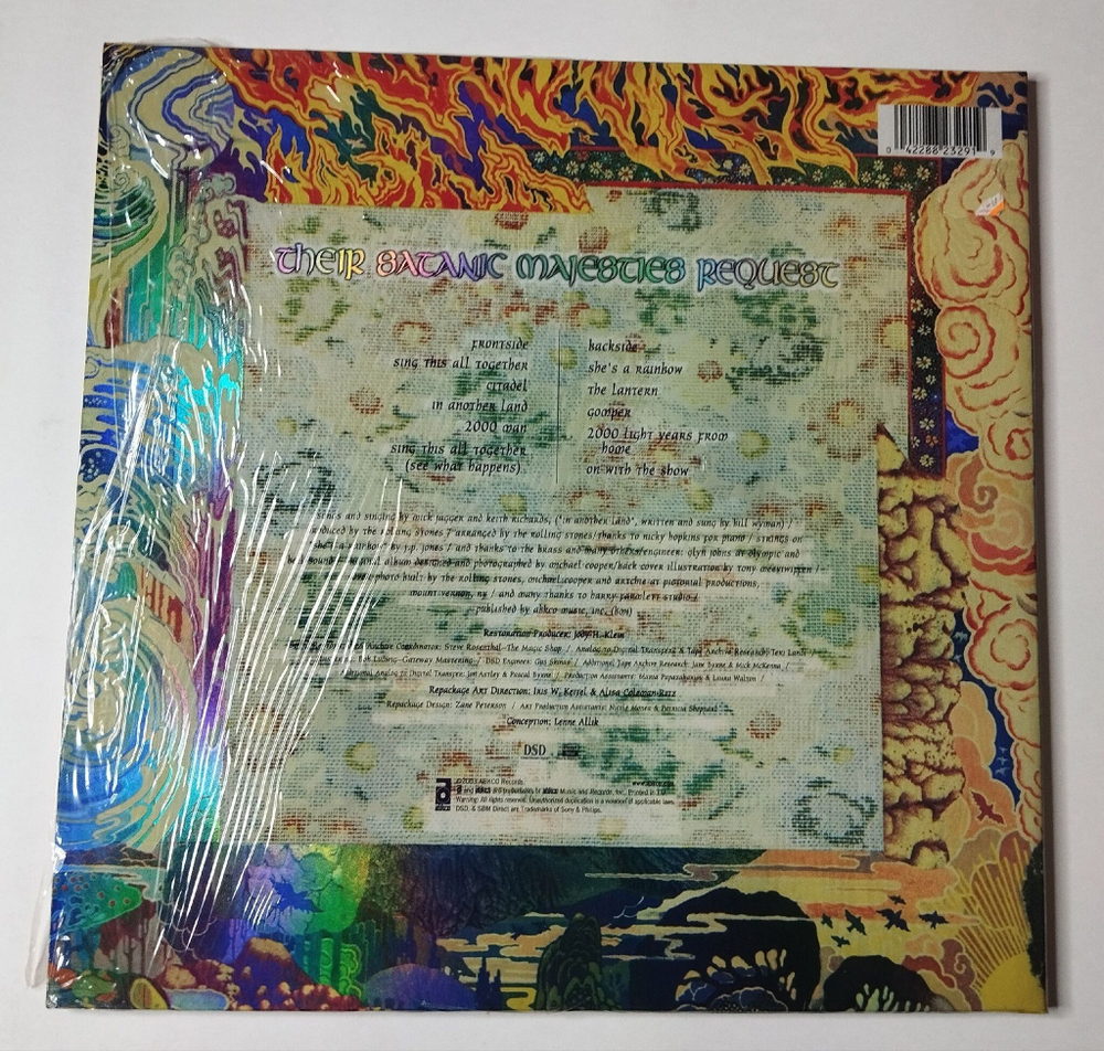 Винтажная виниловая пластинка LP The Rolling Stones Their Satanic Majesties Request (EU 2003)