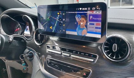 Магнитола для Mercedes-Benz V-класс (W447) 2014-2019 NTG 5.0/5.1 - Radiola RDL-7715 монитор 12.3" на Android 13, 8Гб+128Гб, CarPlay, 4G SIM-слот