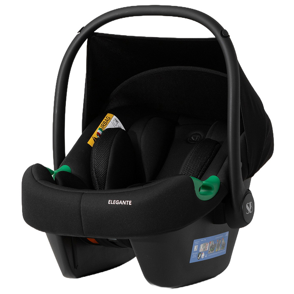 Коляска 4 в 1 Sweet Baby SBL Orso New + автокресло Elegante Plus с базой i-Size ISOFIX DK780 New Dark Grey