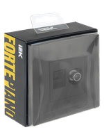 FORTE&PIANO Розетка двойная TV+RJ45 кат.5E FP336 серый IEK
