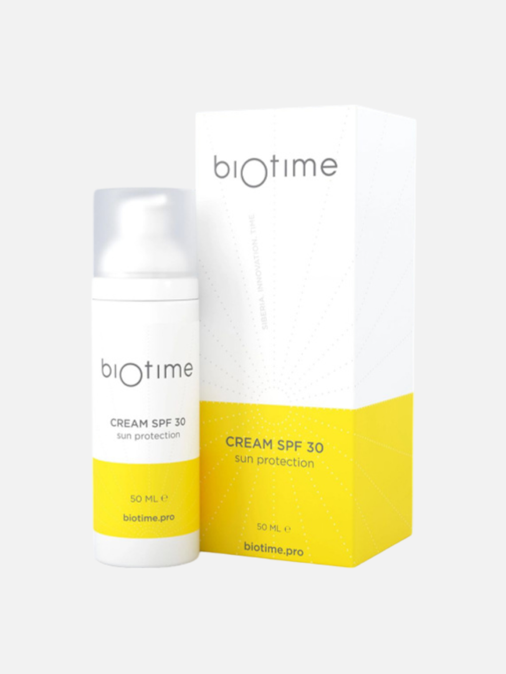 Солнцезащитный крем Cream SPF 30, Biotime, 50 мл