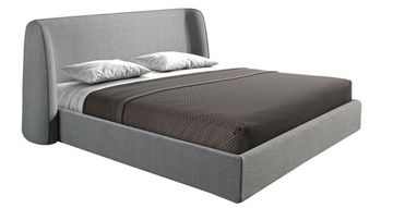 Кровать 7145 из темно-серой ткани Испания
