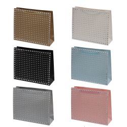 GAEM Пакет подарочный M (бумага 210г/м2, блок 12шт), L32 W10 H26 см, 6в.