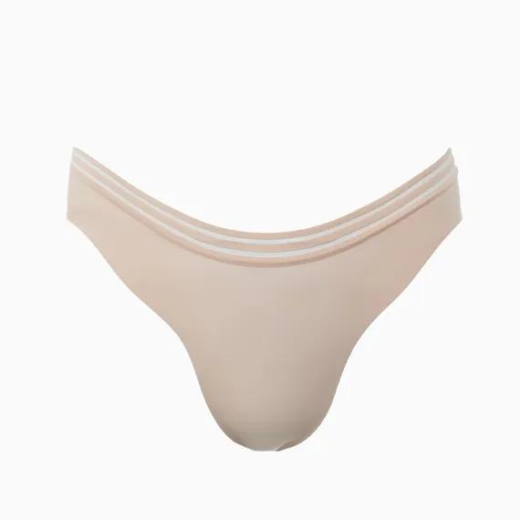 Комплект женский (топ/трусы), цвет бежевый, размер 75В