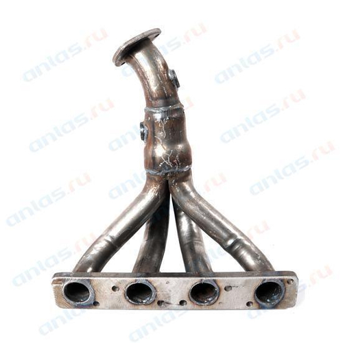 Коллектор выпускной нержавеющий для ВАЗ 1118 Калина, 2110, 2114 ДВС 1,6 16кл 2 датчика