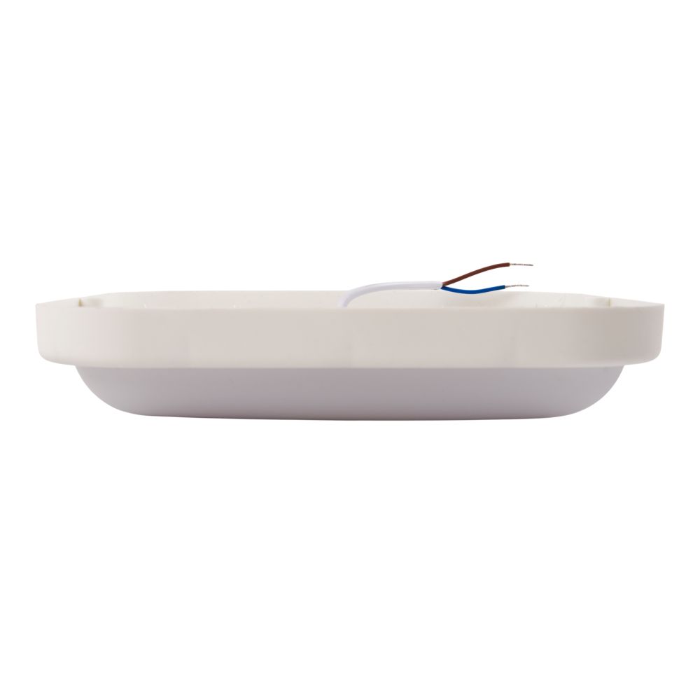 ULW-Q229 24W-4000K IP65 WHITE Светильник светодиодный влагозащищенный. Квадрат. Белый свет 4000K. 190×190×37мм. Корпус белый. ТМ Volpe