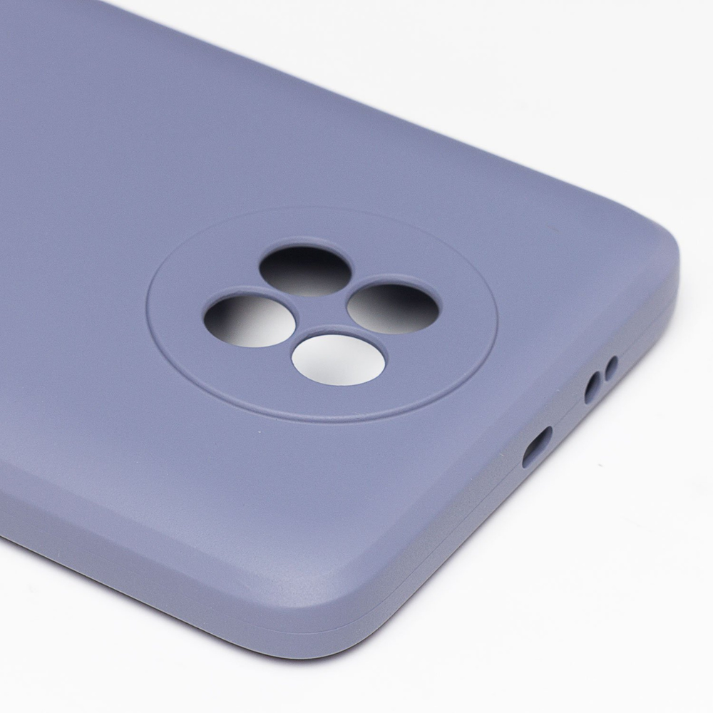 Силиконовый матовый чехол Activ Full Original Design для Xiaomi Redmi Note 9T 5G, серо-сиреневый