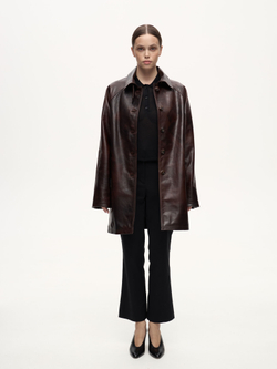 Кожаное пальто Маргарет