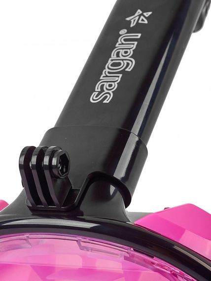 Маска полнолицевая Sargan Планета океан 2.0 черный/розовый