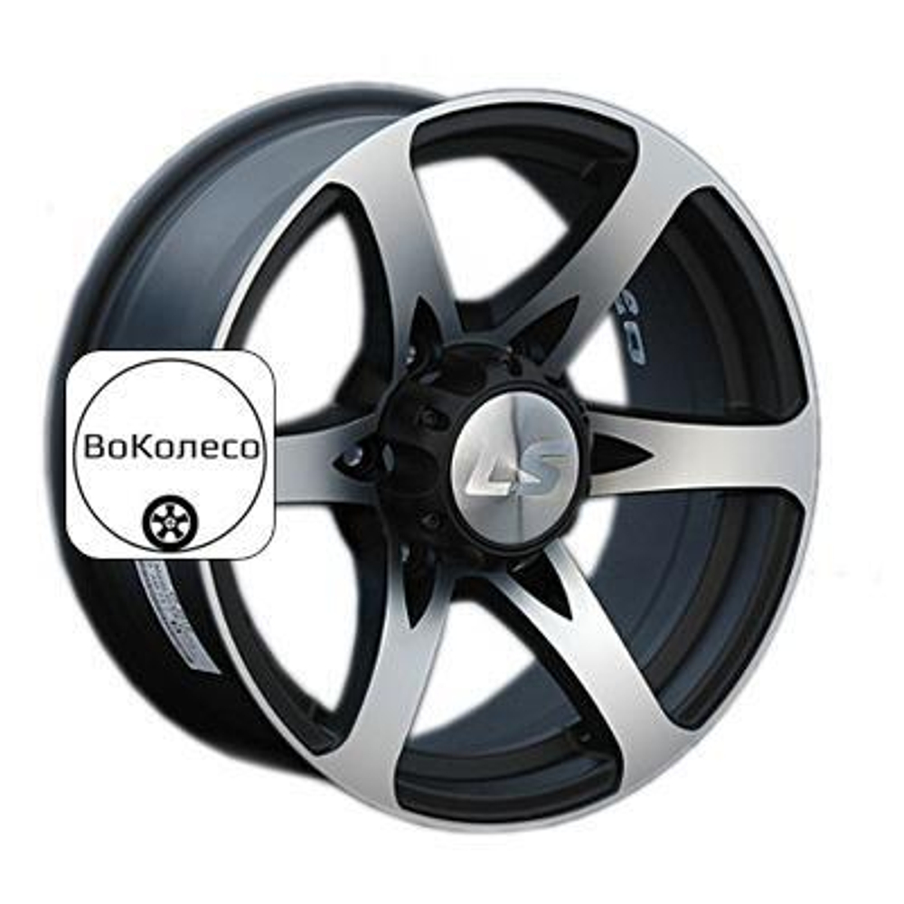 7,5x17/6x139,7 ET0 D107,1 165 BKF (Колпак+лого) LS