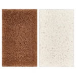 Full Circle, In a Nutshell ™, губки для чистки из орехового дерева, 2 губки, 11,2 x 7 см (4,4 x 2,75 дюйма) каждая