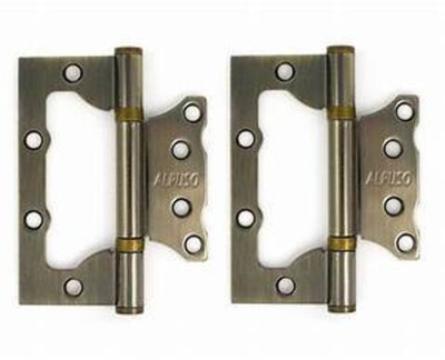 Петля дверная накладная без врезки ПН-100х75 Бронза (2шт/упак)