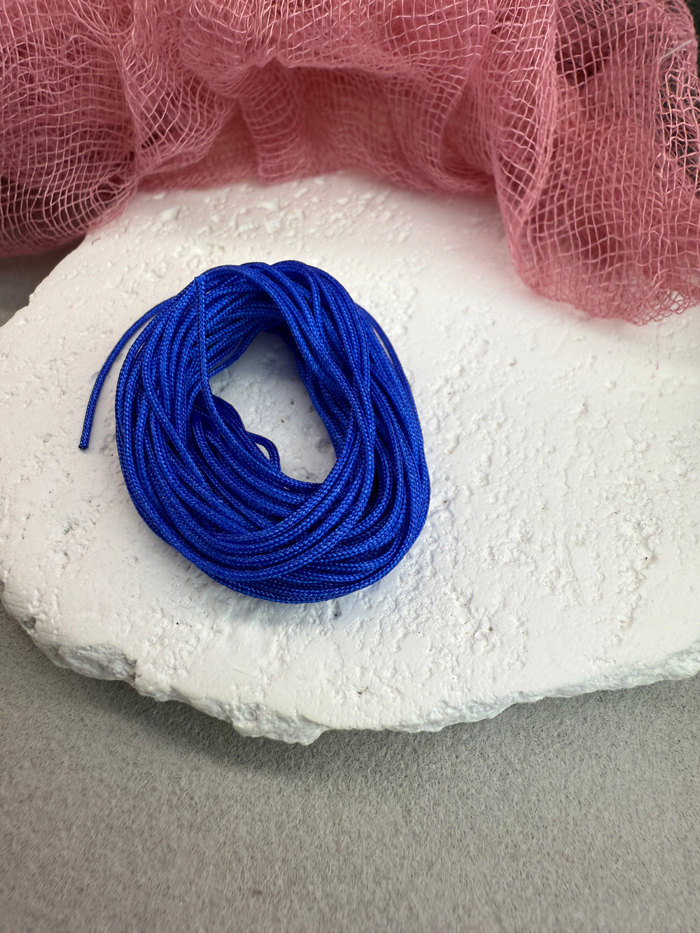 Шнур для плетения браслетов 0,8 мм, Королевский синий (5 м)
