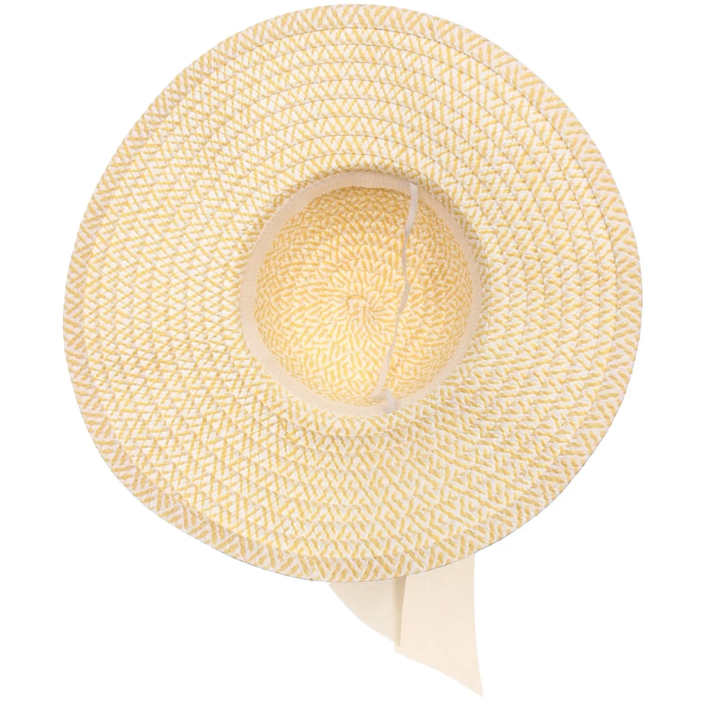 Шляпа женская с широкими полями «TiraMiSu- Шантика», цвет микс , р58, ширина полей 11см