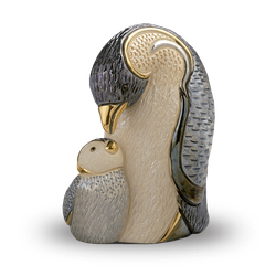 De Rosa Rinconada Статуэтка керамическая Пингвин с пингвиненком