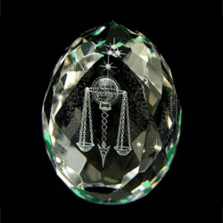 Сувенир Яйцо "Зодиак" хрусталь