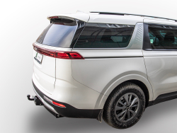 Фаркоп Лидер-плюс для Kia Carnival IV KA4 2021- без снятия и выреза бампера. Тип шара: FC. Нагрузки: 1200/75 кг, (без электрики в комплекте) - K136-FC