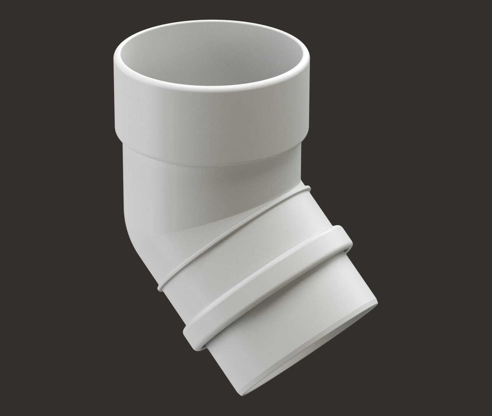 Döcke LUX Колено 45˚ (Пломбир)