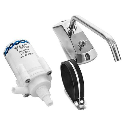 Электрическая помпа - насос для подачи питьевой воды с краном и переключателем, 6,3 л/мин, 12В